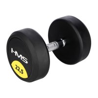 HMS Pogumovaná jednoruční činka HG PRO - 22,5kg