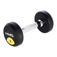 HMS Pogumovaná jednoruční činka HG PRO - 3kg