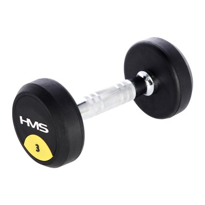 HMS Pogumovaná jednoruční činka HG PRO - 3kg