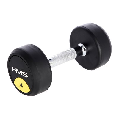 HMS Pogumovaná jednoruční činka HG PRO - 4kg