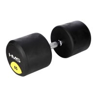 HMS Pogumovaná jednoruční činka HG PRO - 65kg