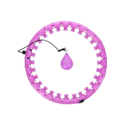 HMS Masážní hula hoop obruč se závažím Plus Size HHW12 - fialová