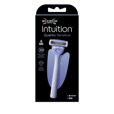 WILKINSON SWORD Intuition Quattro Sensitive Holicí strojek + náhradní hlavice