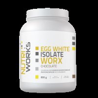 NutriWorks Egg White Isolate Worx 800g - čokoláda