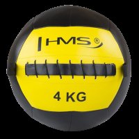 HMS Posilovací míč WLB žlutý - 4kg