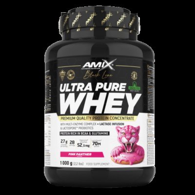 Amix Nutrition Black Line Ultra Pure Whey Protein 1000g - pink panther