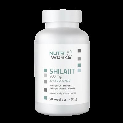 NutriWorks Shilajit 300mg - 60 kapslí
