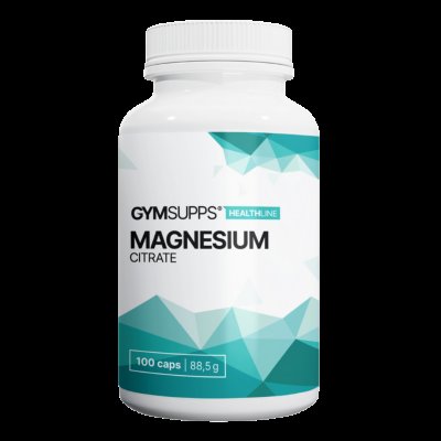 Gymsupps Magnesium Citrate - 100 kapslí