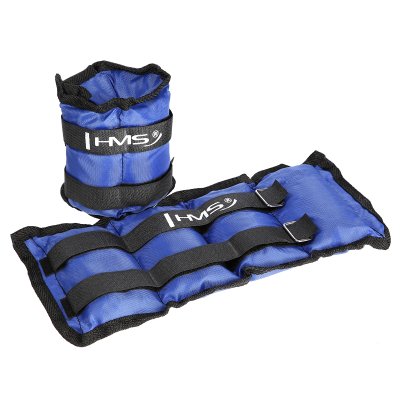 HMS Zátěže na kotníky a zápěstí OB03 modré - 2x1,5kg