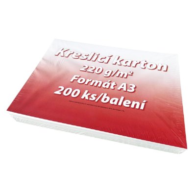 Vikpap Kreslící karton A3, 220 g/m2, 200 listů