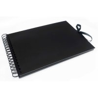 Baloušek Scrapbook A4, 30 × 21 cm, černý