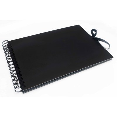 Baloušek Scrapbook A4, 30 × 21 cm, černý