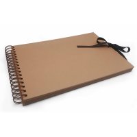 Baloušek Scrapbook A4, 30 × 21 cm, kraftový