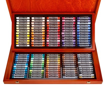 KOH-I-NOOR TOISON D´OR 8539/120 - prašné křídy v dřevěné kazetě - 120 ks