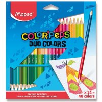 MAPED Pastelky 3HR Color peps DUO 48 ks