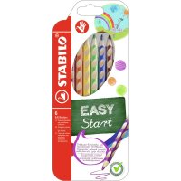 STABILO Ergonomické pastelky pro praváky - EASYcolors - 6 ks sada - 6 různých barev