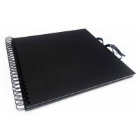 Baloušek Scrapbook XL, 30 × 30 cm, černý