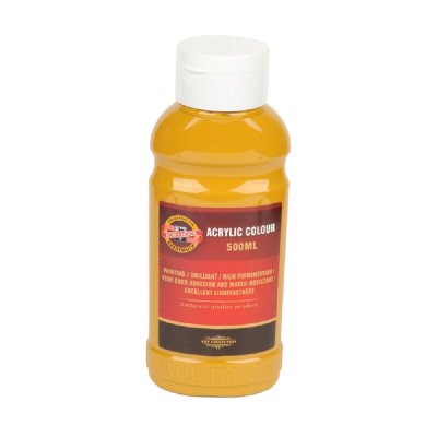 KOH-I-NOOR 1627/0600 - akrylová barva 500 ml, okrová