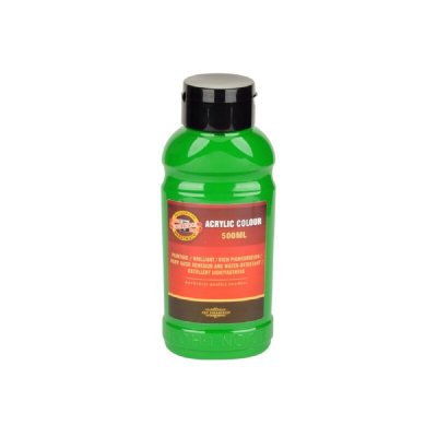 KOH-I-NOOR 1627/0520 - akrylová barva 500 ml, zeleň permanentní