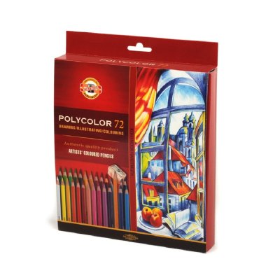 KOH-I-NOOR POLYCOLOR 3837/72 - umělecké pastelky - 72 ks