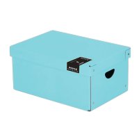 Karton P+P Krabice lamino velká - PASTELINI modrá