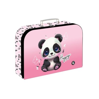 Oxybag Kufřík na výtvarku Panda, 34 cm, lamino