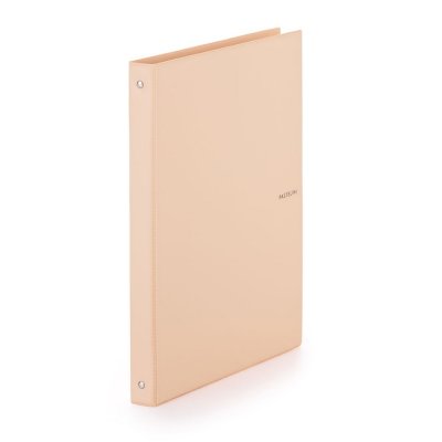 Karton P+P PASTELINi - karis blok A4, PVC, 4kroužkový, 100 listů, meruňkový