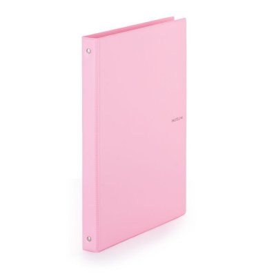 Karton P+P PASTELINi - karis blok A4, PVC, 4kroužkový, 100 listů, růžový