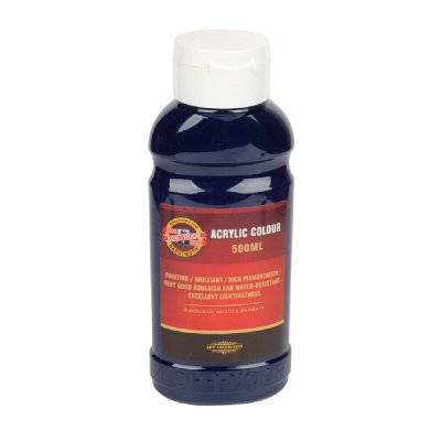 KOH-I-NOOR 1627/0440 - akrylová barva 500 ml, modř pařížská