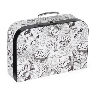 Oxybag Kufřík lamino 34 cm Komiks White