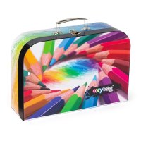 Oxybag Kufřík na výtvarku Pastelky, 34 cm, lamino