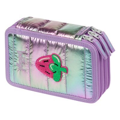 Baagl Školní penál třípatrový Lavender