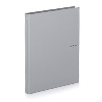 Karton P+P PASTELINi - karis blok A4, PVC, 4kroužkový, 100 listů, šedý