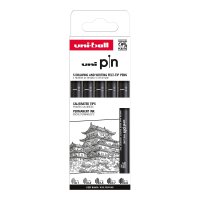 UNI Sada linerů PIN Classic 5 ks – černá