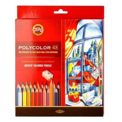 KOH-I-NOOR POLYCOLOR 3836/48 - umělecké pastelky - 48 ks