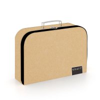 Oxybag Kufřík na výtvarku KRAFT nature, 34 cm, lamino