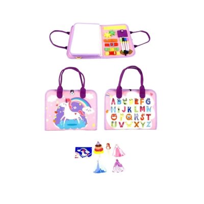 2Kids Toys Senzorická busy kniha Jedonorožec 2