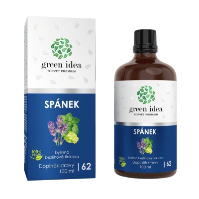 Green idea Spánek bylinná bezlihová tinktura 100 ml