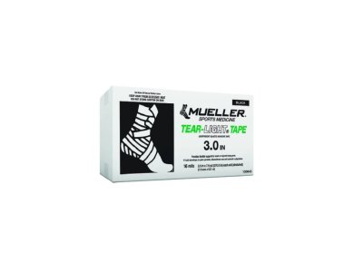 Mueller Tear-Light® Tape, černá, 7,6 cm x 6,8 m, 16 ks