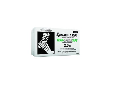 Mueller Tear-Light® Tape, černá, 5 cm x 6,8 m, 24 ks