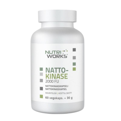 NutriWorks Nattokinase 2000 FU - 60 kapslí