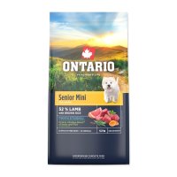 ONTARIO Krmivo Senior Mini Lamb & Brown Rice 6.5 kg