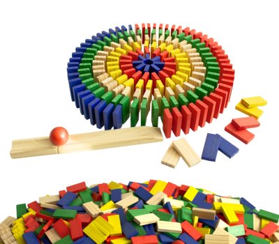2Kids Toys Domino barevné 800 dílků