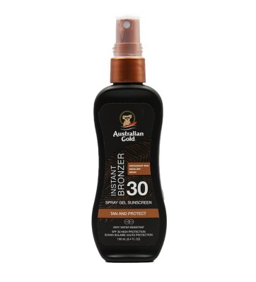 AUSTRALIAN GOLD SPF 30 Spray Gel + Bronzer 100 ml