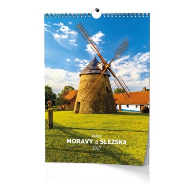 Baloušek Nástěnný kalendář Krásy Moravy a Slezska 2027 32 × 45 cm