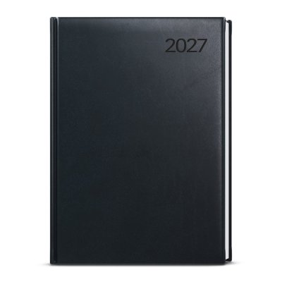 Baloušek Tomáš Vivella týdenní diář 2027, černý, A4 20 × 28 cm