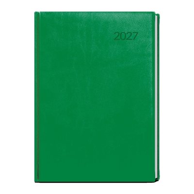 Baloušek Ctirad Vivella denní diář 2027, jasně zelený, A5 14,3 × 20,5 cm