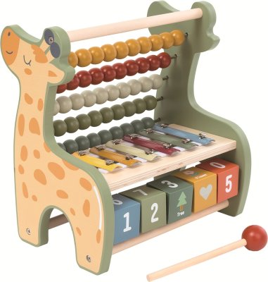2Kids Toys Multifunkční počítadlo Žirafa