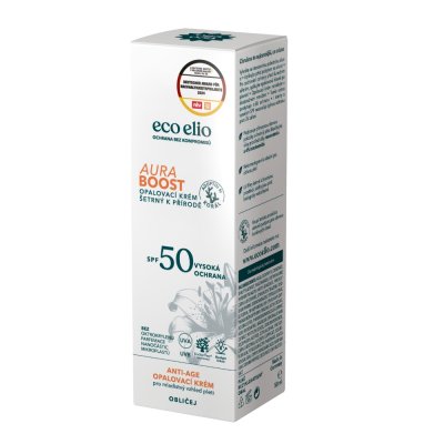 ECO ELIO opalovací krém Aura Boost SPF50 50 ml