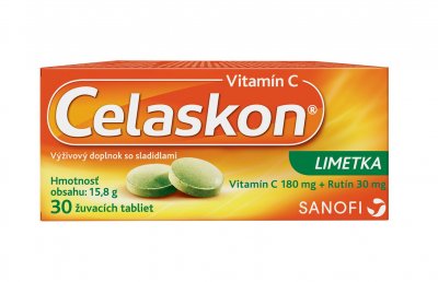 Celaskon Limetka 30 žvýkacích tablet
